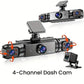 360° Panoramic 4-Channel Dash Cam | 1080P Full HD Quad-Camera System with Night Vision & Parking Monitor for Ultimate Car Security