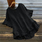 Women's Round Neck Ruffle Blouse