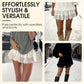 Women's Elegant Lace Trim Pleated Skirt | High-Waisted Flattering Midi Skirt for Office, Evening & Casual Wear