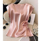 📢 Mid-Season Sale: 50% off⏰Women's Solid Color Silky V-Neck Tank Top