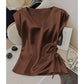 📢 Mid-Season Sale: 50% off⏰Women's Solid Color Silky V-Neck Tank Top