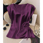 📢 Mid-Season Sale: 50% off⏰Women's Solid Color Silky V-Neck Tank Top