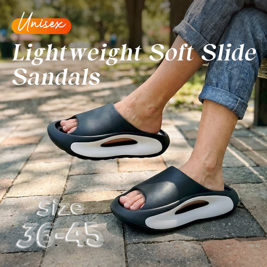 LIMITED-TIME 50% OFF! ✨ Unisex Soft Slide Sandals – Cloud-Light, All-Day Comfy 🌤️