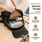 🏆SALE 50% OFF🔥Women's Premium Soft Leather Look Backpack | Water-Resistant Commuter Bag with Gold Hardware & Ergonomic Straps