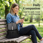 🏆SALE 50% OFF🔥Women's Premium Soft Leather Look Backpack | Water-Resistant Commuter Bag with Gold Hardware & Ergonomic Straps