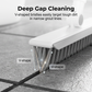 🔥UP TO 50% OFF!!2-in-1 Floor Brush with Squeegee | Ergonomic Long Handle Tile Scrubber for Bathroom & Kitchen Cleaning