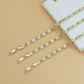 💎 LIMITED-TIME 49% OFF! ✨ Unisex Tri-Color Link Bracelet – Gold/Rose/Silver, Faceted Cut, Lobster Clasp 🖤