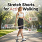 📢Last Day 50% OFF !! 👖Women's High-Rise Stretch Walking Shorts | 4-Way Stretch Active Biker Shorts with Deep Pockets