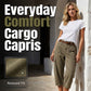 👖 50% OFF NOW!  Women's Relaxed Casual Cargo Capris – Spacious Utility Pockets, Breathable Fabric & Relaxed Fit – Everyday Comfort, Warm Weather Ready ✨