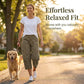 👖 50% OFF NOW!  Women's Relaxed Casual Cargo Capris – Spacious Utility Pockets, Breathable Fabric & Relaxed Fit – Everyday Comfort, Warm Weather Ready ✨