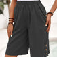 Women's Casual Comfortable Elastic Waist Capri Pants