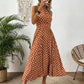 LIMITED-TIME 50% OFF! ✨Women's Elegant Polka Dot  Dress | Flattering High-Waist Pleated Midi for Smart Casual & Summer Holidays