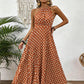 LIMITED-TIME 50% OFF! ✨Women's Elegant Polka Dot  Dress | Flattering High-Waist Pleated Midi for Smart Casual & Summer Holidays