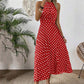 LIMITED-TIME 50% OFF! ✨Women's Elegant Polka Dot  Dress | Flattering High-Waist Pleated Midi for Smart Casual & Summer Holidays