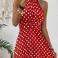 LIMITED-TIME 50% OFF! ✨Women's Elegant Polka Dot  Dress | Flattering High-Waist Pleated Midi for Smart Casual & Summer Holidays