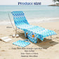 📢50% OFF !! ⏰2-in-1 Beach Chair Cover & Shoulder Bag | Ultra-Absorbent Microfibre Towel with Storage Pockets for Sun Loungers