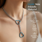 💎 50% OFF NOW! ⏰ Modern Lariat Heart Pendant Necklace – Minimalist design & adjustable chain – Perfect for gifting or daily elegance – sleek and meaningful ❤️
