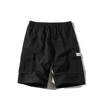 Men's Breathable Cargo Shorts | Lightweight Moisture-Wicking Multi-Pocket Trousers for Smart Casual & Summer Holidays