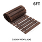 VEVOR Wooden Garden Pathway,  , 8 ft x 17 in, Non-Slip Curved Garden Walkway, Roll Out Cedar Outdoor Walkway Path with Wire Rope Connection, Decorative Lawn Paver for Backyard Boardwalk Wedding Party