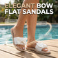 🔥While Supplies Last 50% OFF!🎉Women's Elegant Bow Flat Sandals | Premium Comfortable Slip-On Footwear for Beach Holidays & Smart Casual Summer Wear