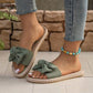 🔥While Supplies Last 50% OFF!🎉Women's Elegant Bow Flat Sandals | Premium Comfortable Slip-On Footwear for Beach Holidays & Smart Casual Summer Wear