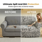 ⏰High-Stretch Sofa Slipcover – Ruffled Hem & Full Protection