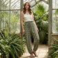 👖 50% OFF NOW! 🌸 Women's Flowy High Waist Lantern Pants | Breathable Boho Smocked Trousers for Summer Holiday & Casual Wear🌿