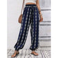 👖 50% OFF NOW! 🌸 Women's Flowy High Waist Lantern Pants | Breathable Boho Smocked Trousers for Summer Holiday & Casual Wear🌿