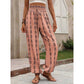 👖 50% OFF NOW! 🌸 Women's Flowy High Waist Lantern Pants | Breathable Boho Smocked Trousers for Summer Holiday & Casual Wear🌿