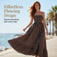 Women's Elegant Striped Maxi Dress | Adjustable Cami & Smocked Back Summer Beach Dress for Smart Casual Holidays