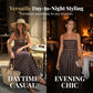Women's Elegant Striped Maxi Dress | Adjustable Cami & Smocked Back Summer Beach Dress for Smart Casual Holidays