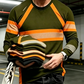 👕 LIMITED-TIME 50% OFF! 💥 Men's Casual Contrast Stripe Long Sleeve Top – Color-Block, Premium Blend, Crew Neck ✨