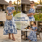 🏆LAST DAY SALE 50% OFF🔥Women's Elegant Off-the-Shoulder Maxi Dress | Floral Tiered Holiday Dress with Waist Cutout for Summer Holidays