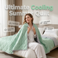 ⏳Limited-time 50% off | Cooling Summer Quilt | Lightweight Breathable Bed Blanket with Advanced Thermal Fibres | Reversible Dual-Tone AC Comforter