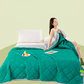⏳Limited-time 50% off | Cooling Summer Quilt | Lightweight Breathable Bed Blanket with Advanced Thermal Fibres | Reversible Dual-Tone AC Comforter