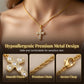 🔥Buy 1 Get 1 Free🔥Women's Dazzling Zircon Cross Pendant Necklace | Premium Cubic Zirconia Statement Jewelry for Daily Wear
