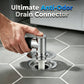 Anti-Odor Washing Machine Drain Connector | One-Way Valve Floor Drain Seal to Prevent Sewer Gas & Water Overflow