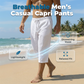 👖Men's Breathable Linen Blend Capri Pants | Adjustable Drawstring Summer Trousers with Deep Pockets - Limited 50% OFF