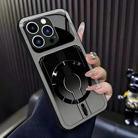 LIMITED-TIME 50% OFF! ✨Premium Magnetic Glass Phone Case | MagSafe Compatible Shockproof Cover with Camera Lens Protection & Anti-Slip Grip