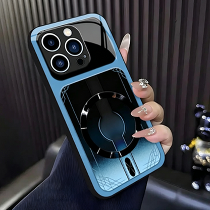 LIMITED-TIME 50% OFF! ✨Premium Magnetic Glass Phone Case | MagSafe Compatible Shockproof Cover with Camera Lens Protection & Anti-Slip Grip