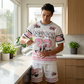 Men's Summer Streetwear Two-Piece Set | Bold Graphic Relaxed Fit T-Shirt & Shorts Combo - Limited 50% OFF