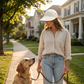 Women's UPF 50+ Sun Protection Bucket Hat | Ponytail Friendly & Adjustable Summer Outdoor Cap - Limited 50% OFF