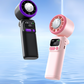 ❄️🌬️ 50% OFF!| Portable Neck Fan with Semiconductor Ice Cooling Plate | 3600mAh Foldable Personal Air Conditioner | LED Display & Type-C Charging