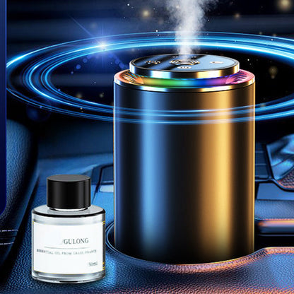💡 50% OFF NOW !Smart Car Aroma Diffuser with Star Projector | Ultrasonic Humidifier & Ambient Light | Air Purifier & Deodorizer for Vehicle Interior
