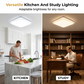 💡Exclusive 50% OFF | Modern Minimalist LED Ceiling Light | Eye-Caring Square Flush Mount Fixture | 3-Color Dimmable Ceiling Lamp for Living Room, Kitchen & Study