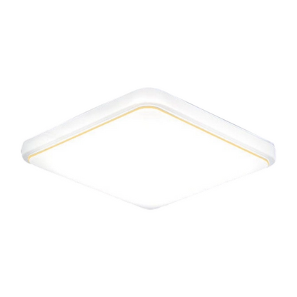 💡Exclusive 50% OFF | Modern Minimalist LED Ceiling Light | Eye-Caring Square Flush Mount Fixture | 3-Color Dimmable Ceiling Lamp for Living Room, Kitchen & Study