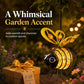 Exclusive 50% OFF | Solar-Powered Hanging Bee Light | Vibrant Metal Heart-Wing Garden Ornament | Weather-Resistant Outdoor & Indoor Decor