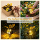 Exclusive 50% OFF | Solar-Powered Hanging Bee Light | Vibrant Metal Heart-Wing Garden Ornament | Weather-Resistant Outdoor & Indoor Decor