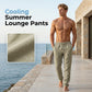 🏆SALE 60% OFF| Men's Breathable Linen Lounge Pants | Ultra-Soft Tropical Summer Trousers with Adjustable Drawstring | Relaxed Fit Beach & Holiday Wear