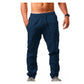 🏆SALE 60% OFF| Men's Breathable Linen Lounge Pants | Ultra-Soft Tropical Summer Trousers with Adjustable Drawstring | Relaxed Fit Beach & Holiday Wear